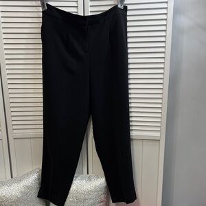 Sophisticated Black Cropped Women's Pants
